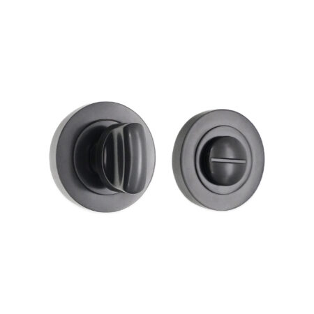 Spira Brass Brass Standard Turn & Release Gunmetal Grey Door Hardware - Gun Metal Grey