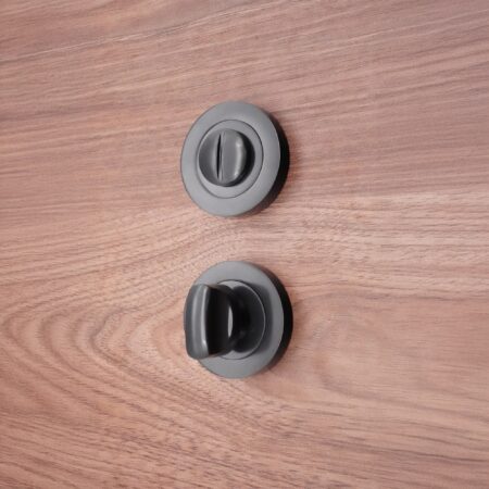 Spira Brass Brass Standard Turn & Release Gunmetal Grey Door Hardware - Gun Metal Grey - Image 3