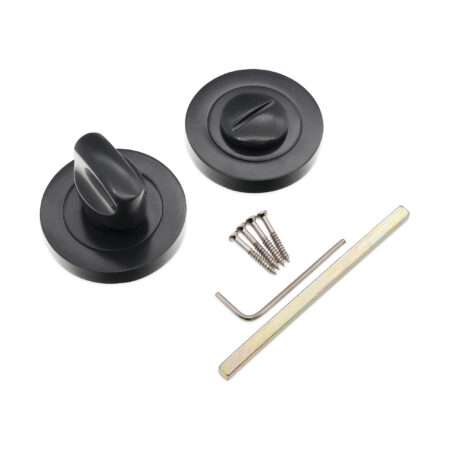 Spira Brass Brass Standard Turn & Release Gunmetal Grey Door Hardware - Gun Metal Grey - Image 4