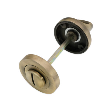 Spira Brass Brass Standard Turn & Release Matt Antique Door Hardware - Image 2