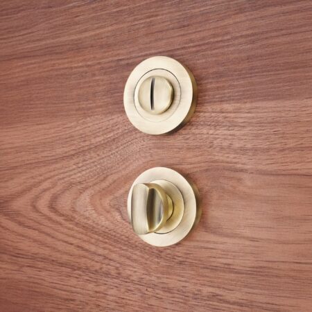 Spira Brass Brass Standard Turn & Release Matt Antique Door Hardware - Image 3