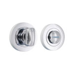 Spira Brass Polished Chrome Standard Turn & Release Door Hardware