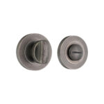 Spira Brass Pewter Standard Turn & Release Door Hardware