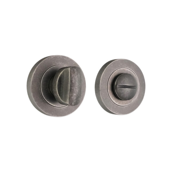Spira Brass Pewter Standard Turn & Release Door Hardware