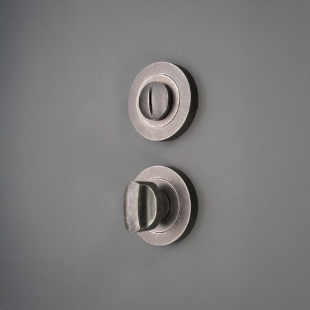 Spira Brass Pewter Standard Turn & Release Door Hardware - Image 3