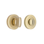 Spira Brass Satin Brass Standard Turn & Release Door Hardware