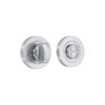 Spira Brass Satin Chrome Standard Turn & Release Door Hardware