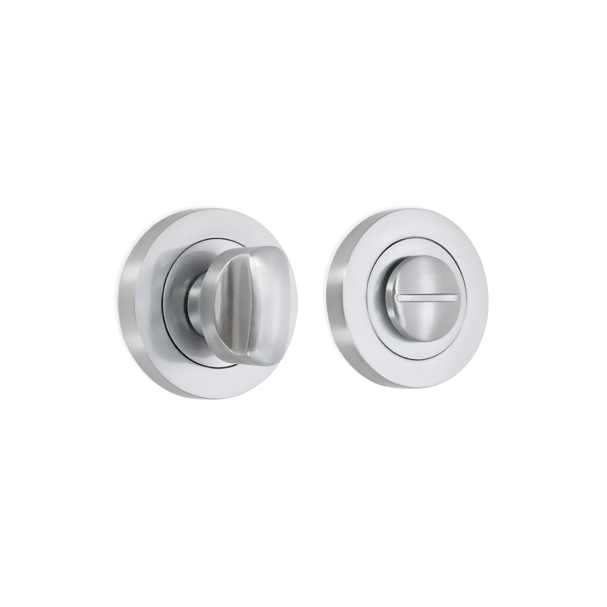 SB3106SC_1-1.jpg Spira Brass Satin Chrome Standard Turn & Release Door Hardware - Image 1