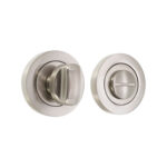 Spira Brass Satin Nickel Standard Turn & Release Door Hardware