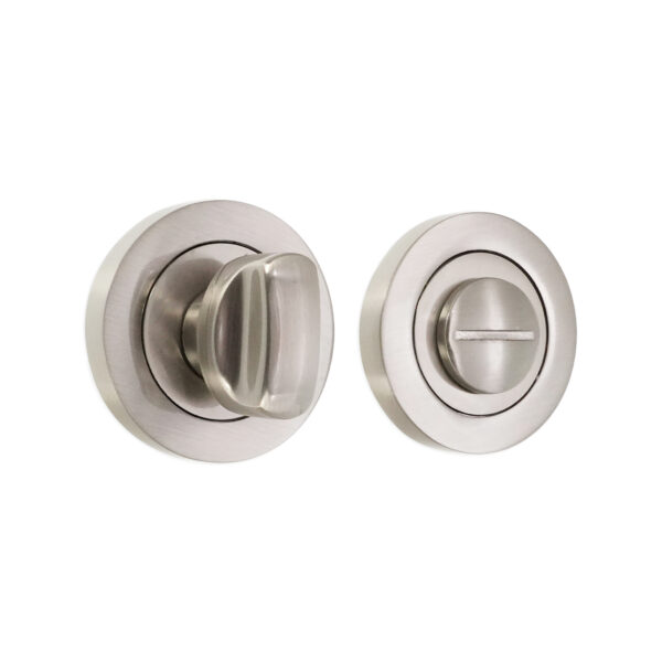 Spira Brass Satin Nickel Standard Turn & Release Door Hardware