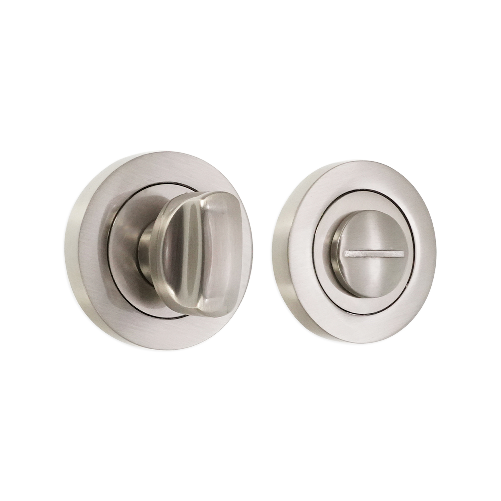 SB3106SN_1-2.jpg Spira Brass Satin Nickel Standard Turn & Release Door Hardware - Image 1