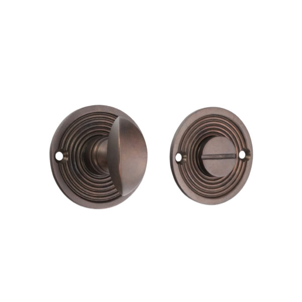 Spira Brass Brass Beehive Turn & Release Aged Bronze Door Hardware
