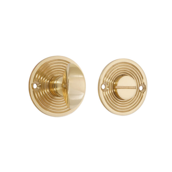 Spira Brass Polished Brass Beehive Turn & Release Door Hardware