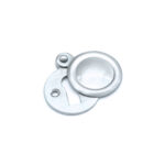 Spira Brass Victorian Key hole Covered Satin Chrome