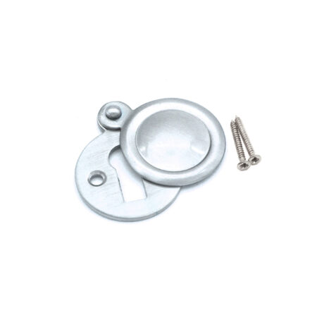 Spira Brass Victorian Key hole Covered Satin Chrome - Image 2