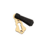 Spira Brass Ebonised Beehive Escutcheon Aged Brass - Antique Brass