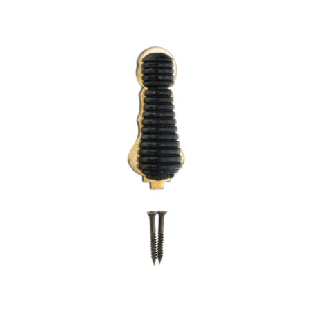 Spira Brass Ebonised Beehive Escutcheon Polished Brass - Polished Brass Unlacquered - Image 4