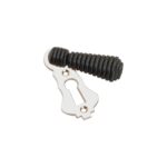 Spira Brass Ebonised Beehive Escutcheon Polished Nickel