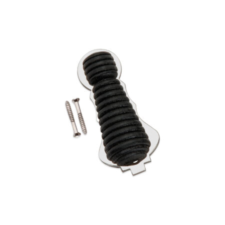 Spira Brass Ebonised Beehive Escutcheon Polished Nickel - Image 4