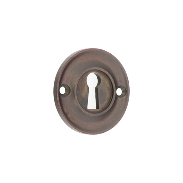 Spira Brass Slimline Standard Escutcheon Aged Bronze