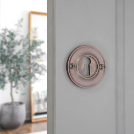 Spira Brass Slimline Standard Escutcheon Aged Bronze - Image 3