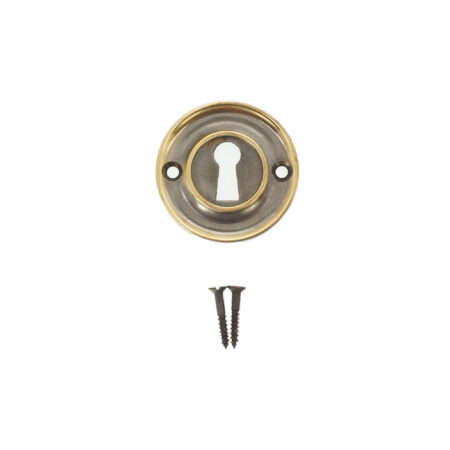 Spira Brass Slimline Standard Escutcheon Aged Brass - Antique Brass - Image 4