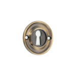 Spira Brass Slimline Standard Escutcheon Antique Brass