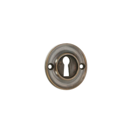 Spira Brass Slimline Standard Escutcheon Antique