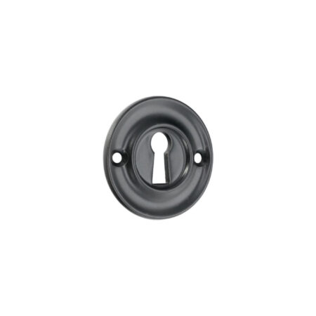 Spira Brass Slimline Standard Escutcheon Matt Black