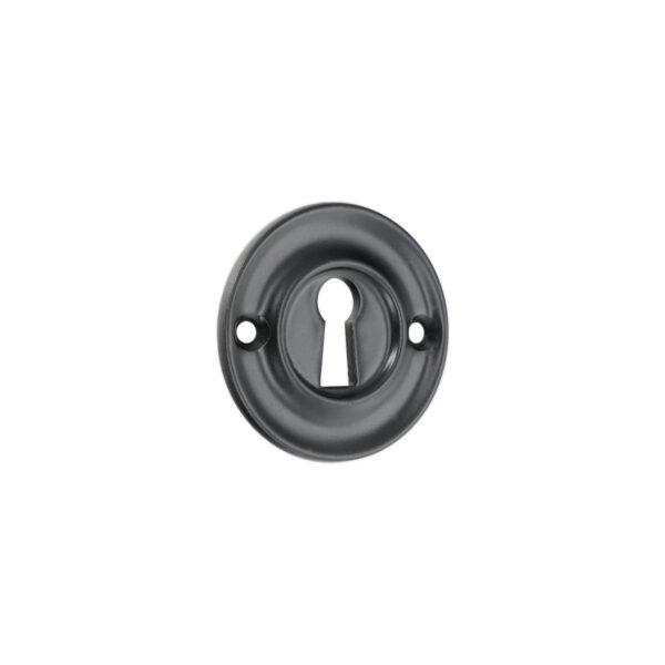 Spira Brass Slimline Standard Escutcheon Matt Black