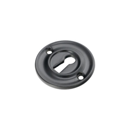 Spira Brass Slimline Standard Escutcheon Matt Black - Image 2