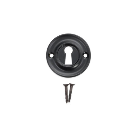Spira Brass Slimline Standard Escutcheon Matt Black - Image 4