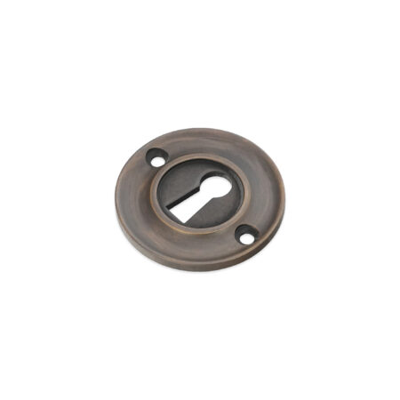Spira Brass Slimline Standard Escutcheon Matt Antique - Image 2