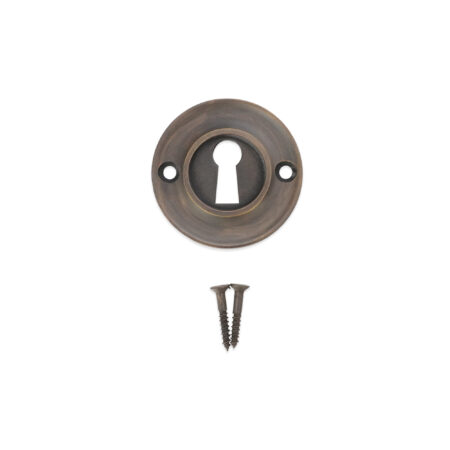Spira Brass Slimline Standard Escutcheon Matt Antique - Image 4