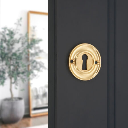 Spira Brass Slimline Standard Escutcheon Polished Brass - Image 3