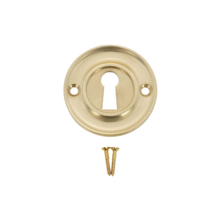 Spira Brass Slimline Standard Escutcheon Polished Brass - Image 4