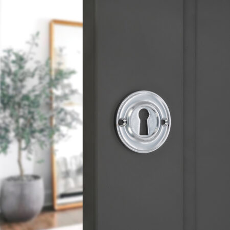 Spira Brass Slimline Standard Escutcheon Polished Chrome - Image 3