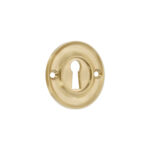 Spira Brass Slimline Standard Escutcheon Satin Brass