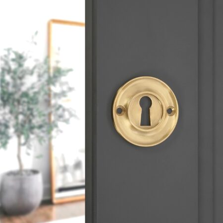 Spira Brass Slimline Standard Escutcheon Satin Brass - Image 3