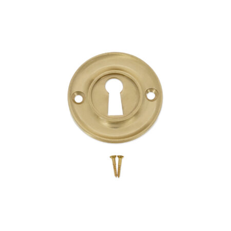 Spira Brass Slimline Standard Escutcheon Satin Brass - Image 4