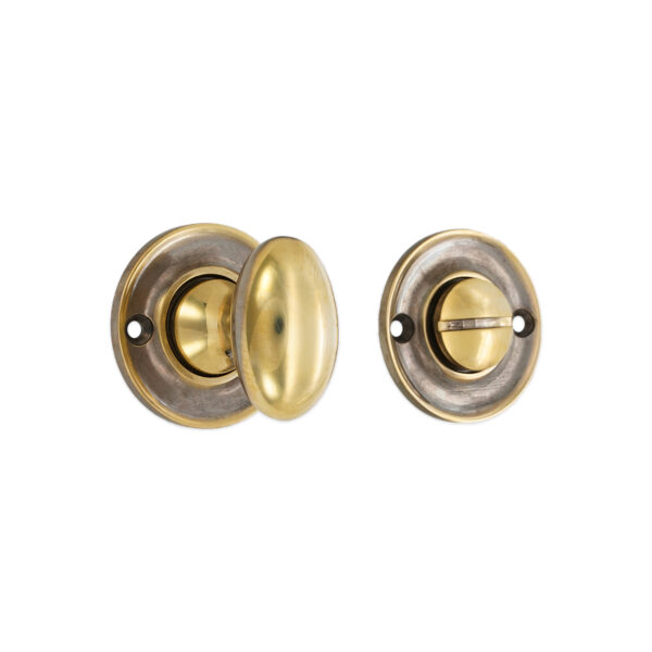 Slimline Turn & Release Aged Brass