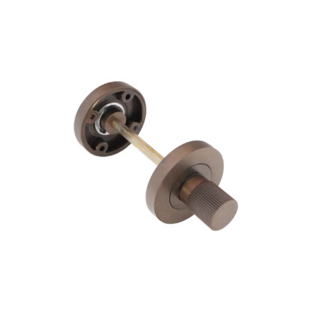 Linear Knurlmond Thumb Turn & Release Matt Antique - Image 2