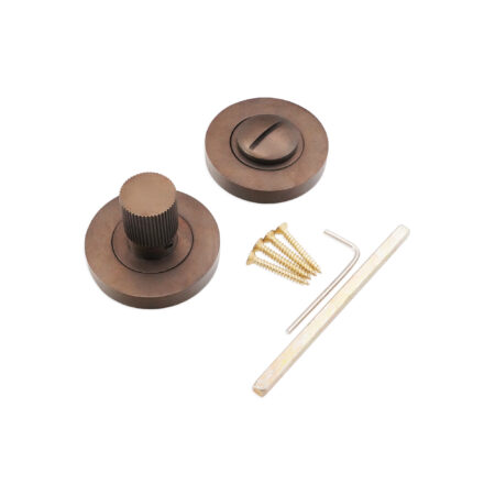 Linear Knurlmond Thumb Turn & Release Matt Antique - Image 4