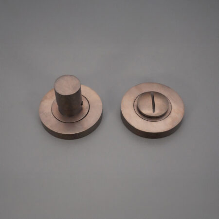 Hammered Knurlmond Thumb Turn & Release Matt Antique - Image 3