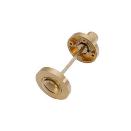 Spira Brass Hammered Knurlmond Thumb Turn & Release Satin Brass - Image 2