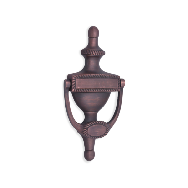 Spira Brass Brass Georgian Door Knocker 150mm Aged Bronze Front Door Knocker