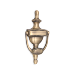 Spira Brass Antique Brass Georgian Door Knocker 150mm Front Door Knocker