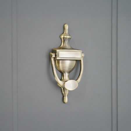 Spira Brass Antique Brass Victorian Door Knocker 150mm Front Door Knocker - Image 3