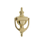 Spira Brass Polished Brass Victorian Door Knocker 150mm Front Door Knocker