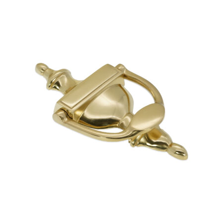 Spira Brass Polished Brass Victorian Door Knocker 150mm Front Door Knocker - Image 2